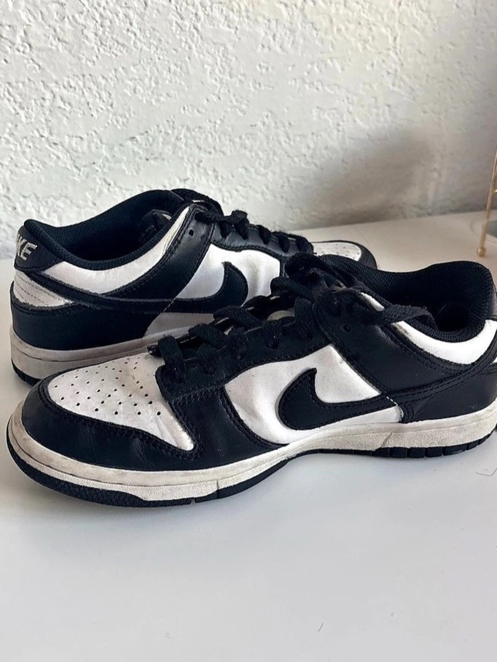 Nike Dunk Low Retro Panda Black & White US 5.5Y Sneakers